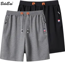 Men's Shorts BOLUBAO Summer Men Casual Shorts Trend Brand Men Solid Color Running Shorts Drawstring Shorts Male 230710