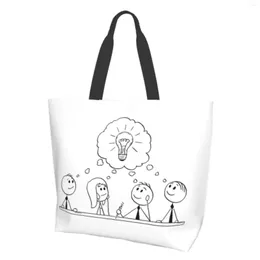 Shopping Bags Line Drawings Tote Bag Hands Drawing Illustration Grocery Faces Aesthetic Art