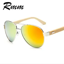 Óculos de sol Rmm Wood Women Multilayer Bamboo masculino Brand Designer UV400 Óculos de sol 230707