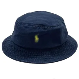 Najnowszy kapelusz Fisherman's Hat Rl Baseball Cap Męski Baseball Cap Pony Hafted Hape Sun Hat z alphabet czarna marka mody czapka