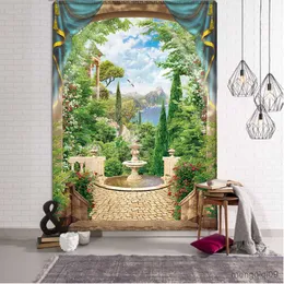 Tapisseries Jardin Nature Paysage Tapisserie Tenture Murale Art Esthétique Chambre Décor R230710