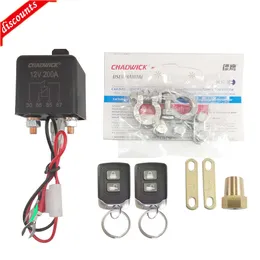 New 12V 200A Universal Car Battery Switch Relay Integrated Wireless Remote Control Disconnect Cut Off Isolator Master Switches