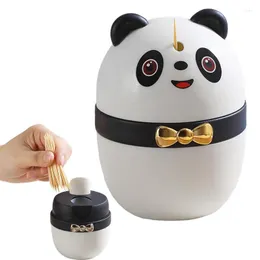 Pałeczki Panda uchwyt na wykałaczki Push-Style pojemnik o dużej pojemności stojak strona główna zastawa stołowa do kuchni akcesoria dekoracyjne