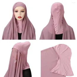 Этническая одежда Мгновенная шифоновая хиджаб мусульманс
