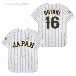 メンズ ジャケット BG 野球ユニフォーム 日本 16 OHTANI ジャージ 縫製 刺繍 高品質 格安 スポーツ アウトドア ホワイト ブラック ストライプ 2023 世界新 HKD230710