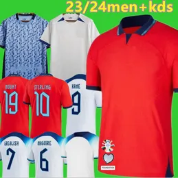 2021 2022 2023 Mead Soccer Jersey Kane Sterling Rashford Sancho Grealish Mount Foden Saka 22 23 Национальная футбольная рубашка национальной футбол для мужчин мужские детские комплекты наборы униформы