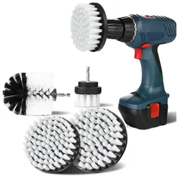 Mops 4Pcs Drill Cleaning Brush 2 3 5 4 5Inch Rotary for Electric Soft Bristle Carpet 230710
