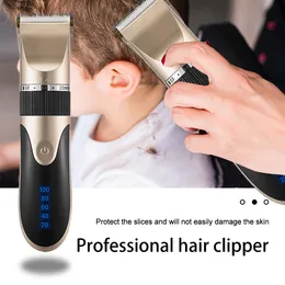 Hair Trimmer Professional shaver Electric shaver men's rechargeable shaver adjustable trimmer 230710