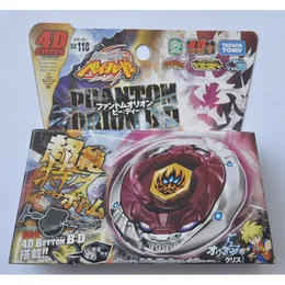 회전하는 Tomy Beyblade Metal Battle Fusion Top BB118 Phantom B D 4D 라이트 런처 230707