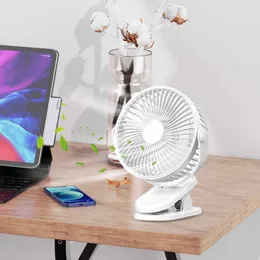 Ventilatori elettrici Mini ventilatore portatile USB per energia eolica Ventilatore ricaricabile con luce Ventilatore per dormitorio per studenti di alta qualità Piccolo raffreddamento