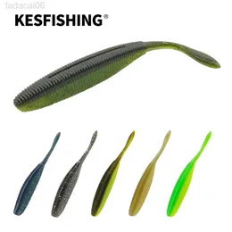 Esche Esche KESFISHING Esche morbide in silicone artificiale Drive Shad 4 "Bass Pike Shrimp Sali profumati Spedizione gratuita Pesca Esche da pesca Attrezzatura HKD230710