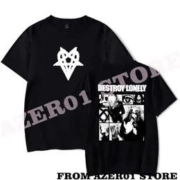 Trench Destroy Lonely Nfs Merch Tshirt Print Summer Men/women Streetwear Tshirt Shirt Short Sleeve New Tour Tee
