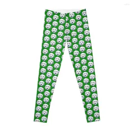 Active Pants Goldendoodle Face In Navy And Green! Labradoodle - Doodle Leggings Women's Gym Legging Woman