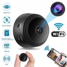 A9 Mini telecamera WiFi Videocamere wireless 1080P Full HD Piccola tata Cam Visione notturna Movimento attivato Magnete di sicurezza nascosto Epacket gratuito
