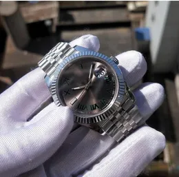 2023 EW Factory 41mm niebieski Hairspring 904L stalowy pasek A3235 automatyczny zielony ceramika Bezel czarna tarcza 126610 męski zegarek zegarki sportowe