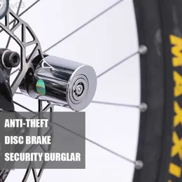 Bike Locks Stainss Çelik Motosiklet Ectrik Bisiklet Fren Kilidi Su Geçirmez Bisiklet Dağ Bisiklet Anti-Tht Disk Fren Kilidi Bisiklet Kilidi HKD230710