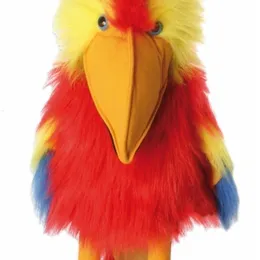 Plush Dolls The Puppet Company Large Bird Scarlet Macaw 230707