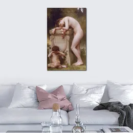 Religiöse Leinwandkunst, Elegie, William Adolphe Bouguereau, berühmte Kunstwerke, Reproduktion, handgefertigte Heimdekoration
