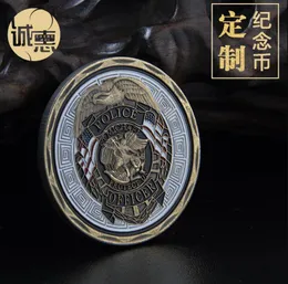 الفنون والحرف اليدوية Zodiac Dog Coin شعار معدني عسكري