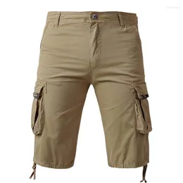 Мужские шорты летние хлопковые военные тактические пешие походы на свободное мужское повседневное бренд короткие мужские карманы груз