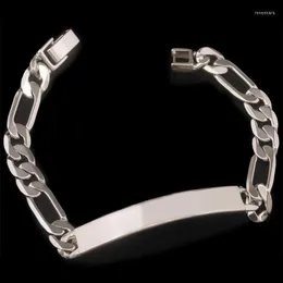 Link Bracelets MxGxFam (190 8 Mm) Mens Watch White Gold Color High Quality