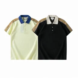 Polo da uomo firmata UCCI Polo top T-shirt Luxury Italy Abbigliamento estivo da donna Manica corta T-shirt da coppia di moda Taglia asiatica S-2XL