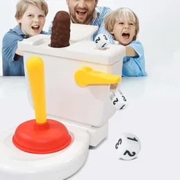 Novelty Games Creative Water Jetting Tricky Toy Gag Gift Childrens Poop Flushing Toilet Game for Board Games Boys and Girls Kids Adults Age 5 230710