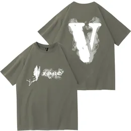 2023 New Vlone Tshirt Mens T قمصان الصيف Men Thirts Cotton Short Sleeve Top Designer Tees Printed Fashion Shirt Man Tshirts Size M-XXXL Designer Tshirt T132