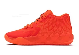 MB1 ogniste czerwone męskie buty do koszykówki z pudełkiem 2022 wysokiej jakości buty sportowe Trainner rozmiar butów 7-12
