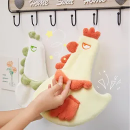 Carton de serviette en forme de poulet pour laver le corail doux enlecement enfants micro-chair de cuisine accessoires de salle de bain