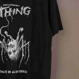 Herr T-shirts The Thing T-shirt John Carpenter Skräckfilm They Live Halloween Prince of Darkness T-shirt herr bomull t-shirts Z230711