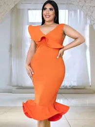 Günlük elbiseler ontinva akşam parti elbisesi kadınlar için büyük boy 3xl 4xl kokteyl etkinliği bodycon kıyafetler yaz 2023