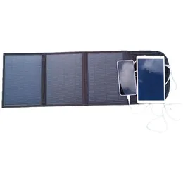 20W 10W Foldbar Solar Panel Portable Charger 5V Output Hög Effektivitet Små vattentät för surfplatta Bluetooth -headset Smarttelefon Camping Lantern Fan ficklampan