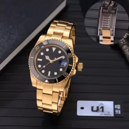 U1 hoogwaardige AAA klassieke horloges hoogwaardige kwaliteit heren saffier zwarte keramische bezel roestvrij staal 40 mm 116610LV 116610LN 114060 automatisch mechanisch horloge A4