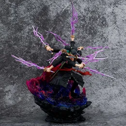 Action-Spielzeugfiguren, 39 cm, Stück, Anime-Figur, drei Köpfe und Arme, neun Messer, Flow Ashura, Action-Figur, Modell, Spielzeug, Puppe