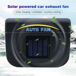 Electric Fans Solar Powered Auto Air Vent Exhaust Fan 0.8W Heat Exhaust Fan Automatic Truck Air Circulator Mini Auto Ventilator for Sedan Auto
