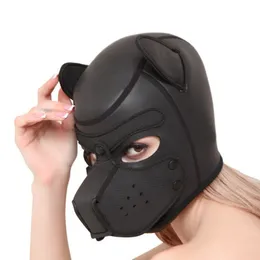 Sex Toys For Couples Sexy Dog BDSM Bondage Puppy Play Hoods Slave Rubber Pup Mask Fetish Adult Games Couples SM Flirting Games Toys For Erotic Hoods 230710