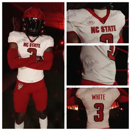 NC State Wolfpack College Football Jerseys Devin Leary Jack Chambers Demie Sumo-Karngbaye Houston Delbert Mimms III Thayer Thomas Anthony