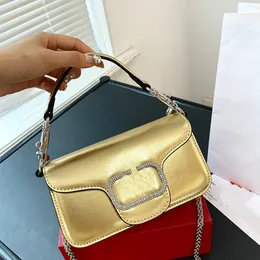 Luxury Fashion Designer Women's Cross Body Handbags Personality Temperament Diamond Craftsmanship A Celebrity Women Baguette Bags