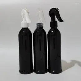 収納ボトル 20 個 250 ミリリットル空の黒のプラスチックボトルトリガー噴霧器ウォーターポンプ花家庭用化粧スプレー化粧品に使用
