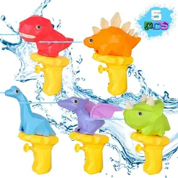 Andere Spielzeuge Wasserpistole Spielzeug Cartoon Dinosaurier Druckspray Sommer Outdoor Strand Spiel Sport Baby Bad Schwimmwerkzeug Kinder Geschenk 230711