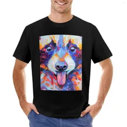 Men's Tank Tops Conceptual Abstract Painting Of A Raccoon Muzzle. T-Shirt Aesthetic Clothes Short Customized T Shirts Mens