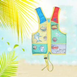 Sand Play Water Fun Cartoon Drifting Safety Vest Lightweight Sports Life Jacket Portable Wear resistant Safe Accessories for Children Aged 2 6 230711