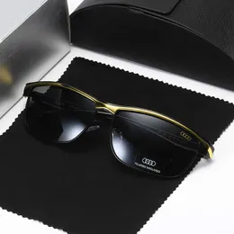 Óculos de sol da moda Audi top 2023 Novos óculos de sol polarizados de alta definição masculinos Toad Driving Glasses Tide 551 com caixa de logotipo