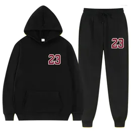 Men's Tracksuits 2023 Sweatshirt Jogging Long-sleeved Hoodie Black Beige Ladies Sportswear Casual Suit Mens Hoodies And Pants Sets