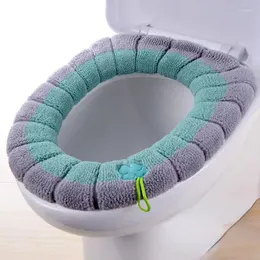 Coprisedili per WC 1 pezzo Coprivaso per bagno Scaldino morbido Tappetino lavabile Accessori per cuscini Accessori per toilette