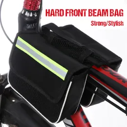 Mountainbike Front Beam Bag Hårt skalpaket 3-i-1 Front Beam Package Sadelväskor Ridutrustning