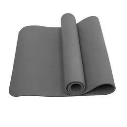 Tapete de ioga extra grosso 31 5 X72 X0 39 Espessura 9 mm - Material ecológico cinza