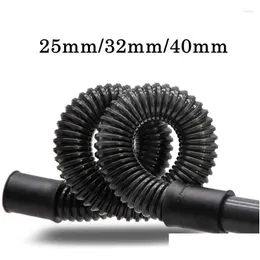 Sulama ekipmanları 1pc 25/32/40mm balık tankı hortumu 0.3/0.5/1m uzunluk EVA oluklu boru su pompası bağlantısı için herhangi bir bükme damlası d dhoty