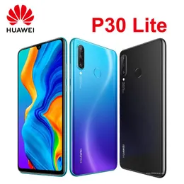 Huawei p30 lite smartfon android 6.15 cala 128GB ROM 48MP + 32MP aparat sklep google play odblokowane oryginalne telefony komórkowe celula